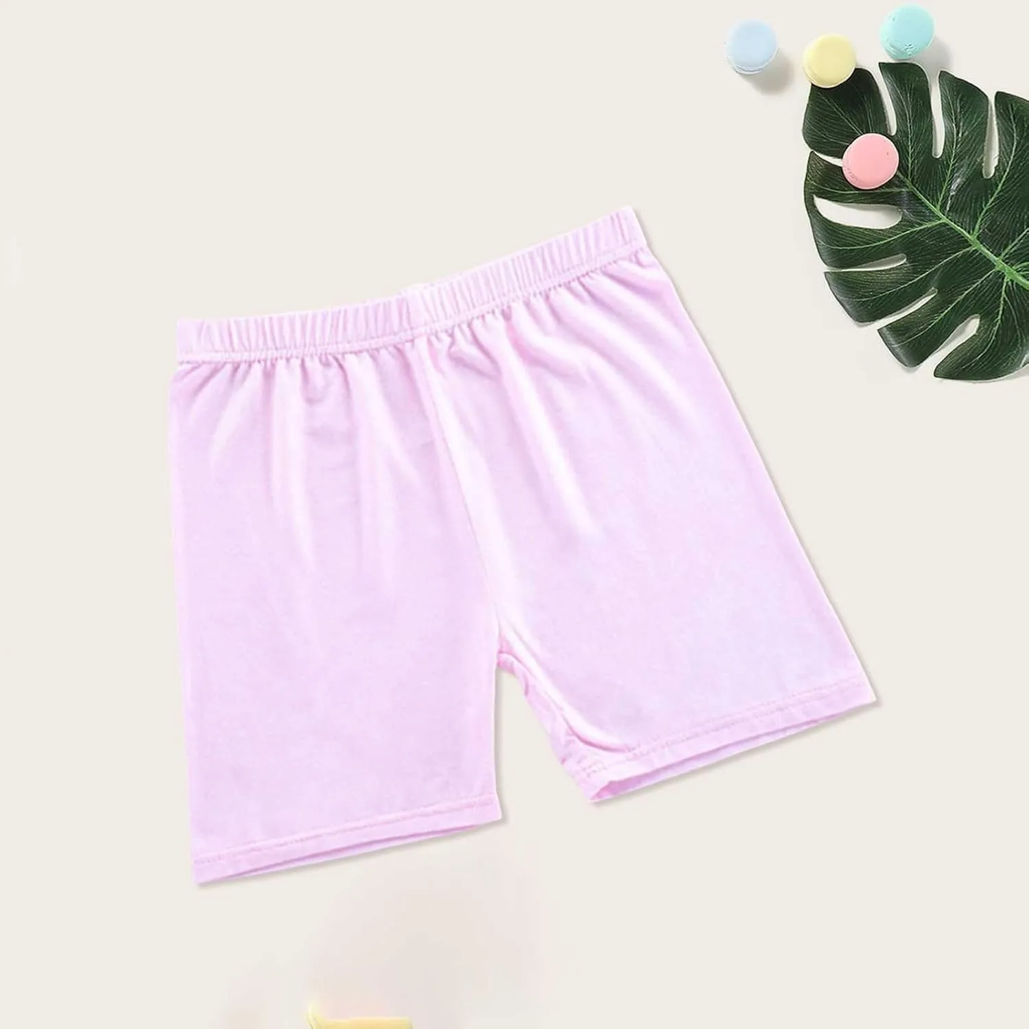 2 Pack Girls Bike Shorts Cotton Cartwheel Shorts for Toddler Girls Under Dress Dance Yoga Soccer Short Kids Biker