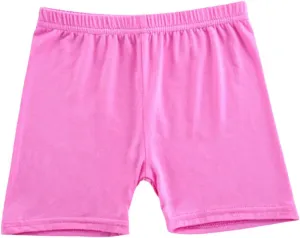 2 Pack Girls Bike Shorts Cotton Cartwheel Shorts for Toddler Girls Under Dress Dance Yoga Soccer Short Kids Biker