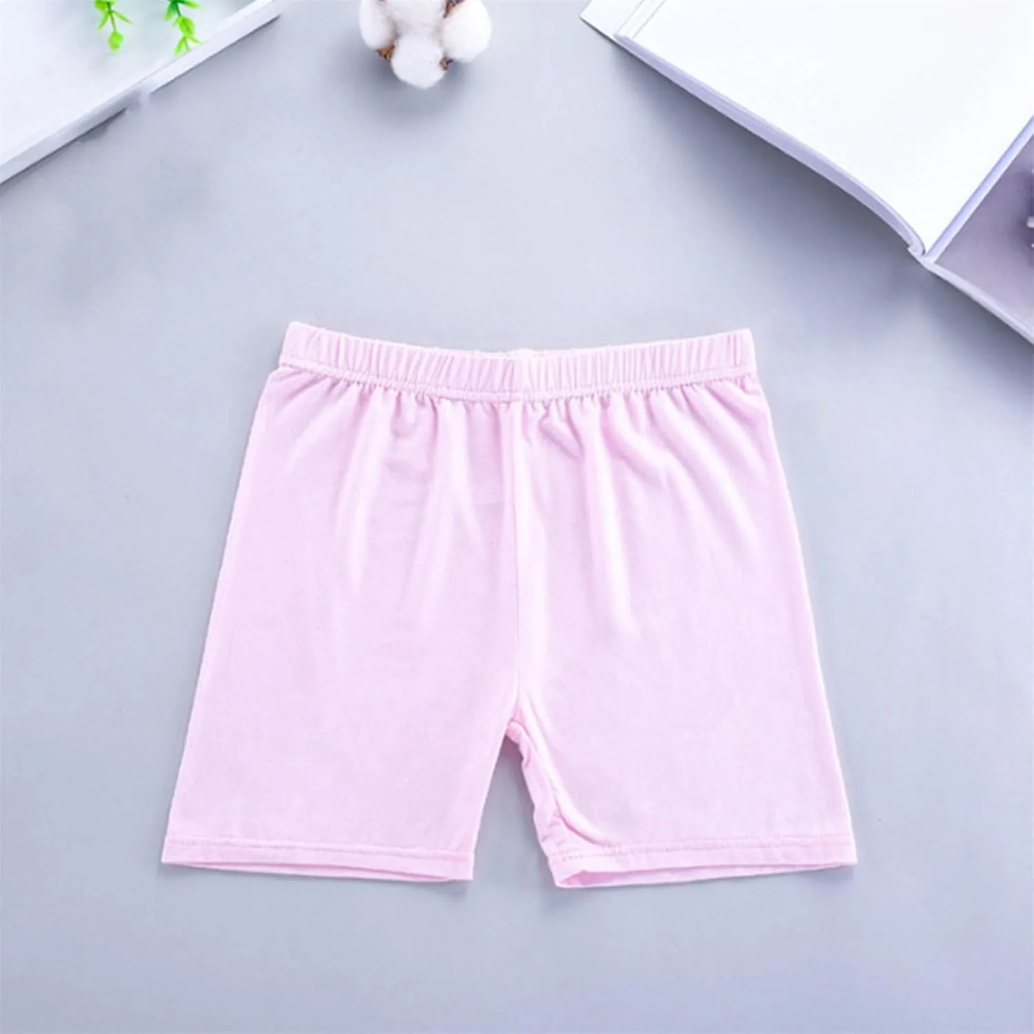 2 Pack Girls Bike Shorts Cotton Cartwheel Shorts for Toddler Girls Under Dress Dance Yoga Soccer Short Kids Biker