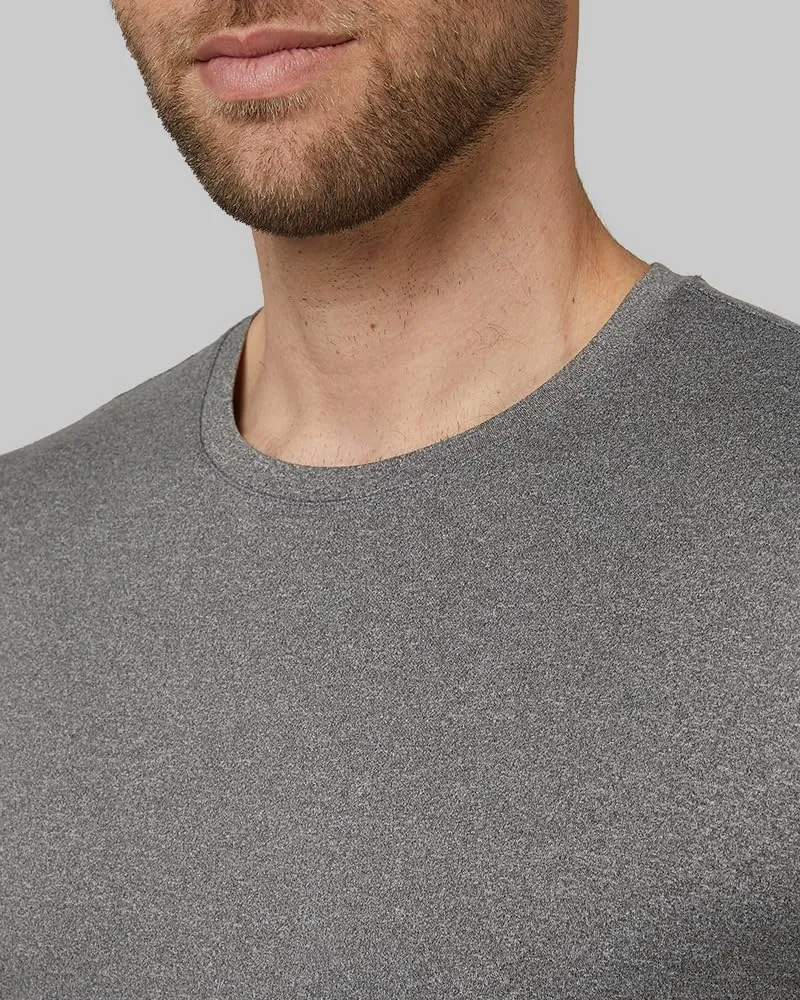 32 Degrees Mens 4 Pack Cool Crewneck T-Shirt | Anti-Odor | Quick Drying | 4-Way Stretch