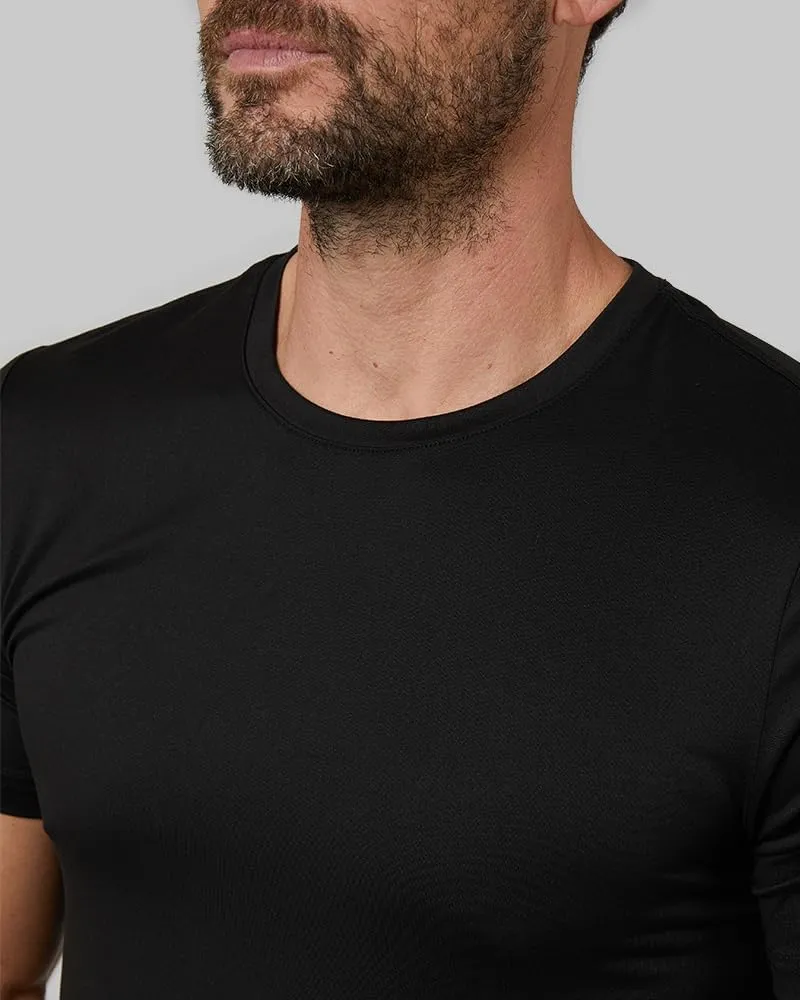 32 Degrees Mens 4 Pack Cool Crewneck T-Shirt | Anti-Odor | Quick Drying | 4-Way Stretch
