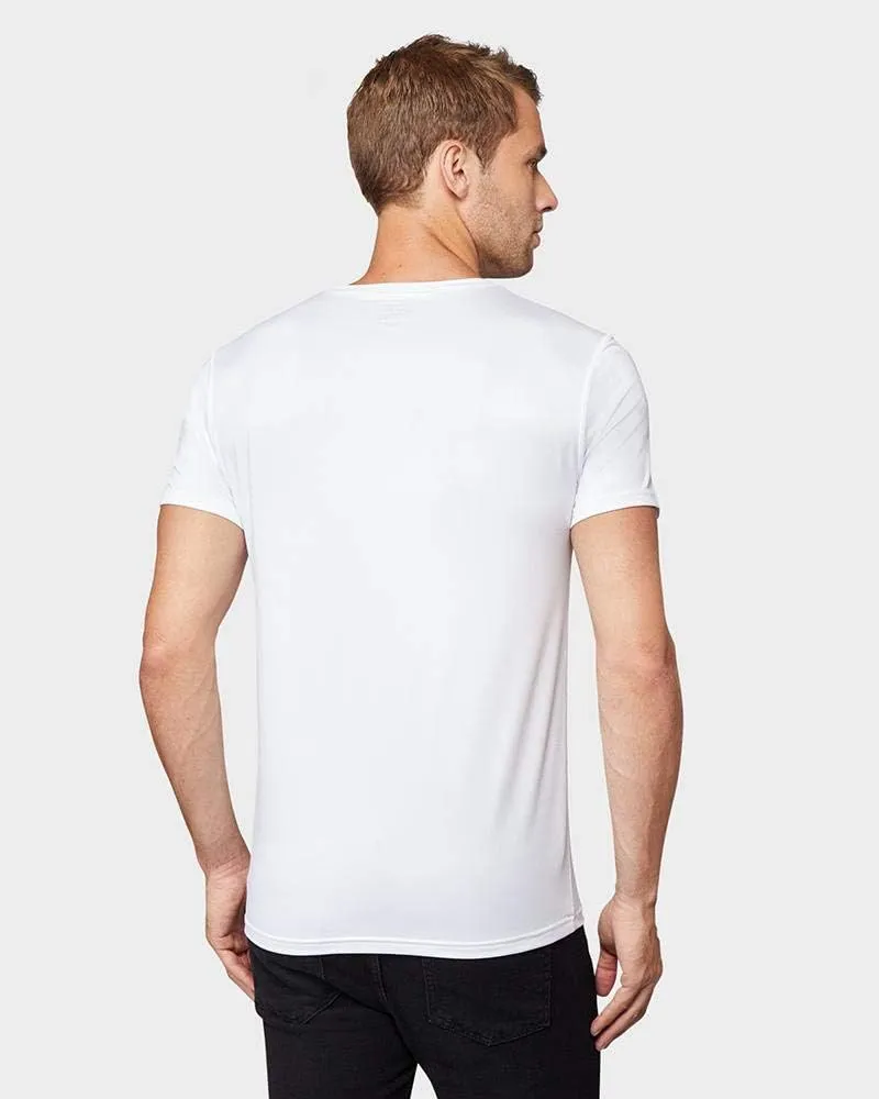 32 Degrees Mens 4 Pack Cool V-Neck T-Shirt | Anti-Odor | Quick Drying | 4-Way Stretch