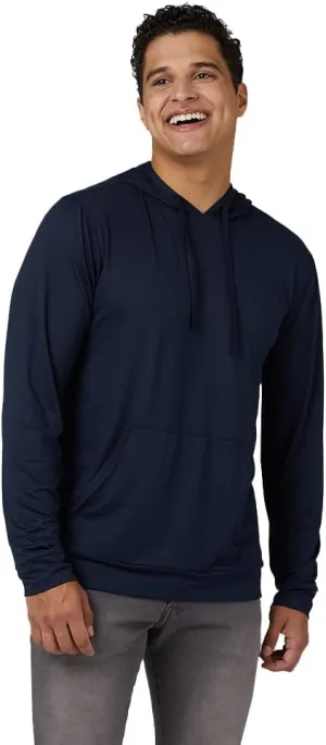 32 Degrees Men's Cool Classic Long Sleeve Hooded T-Shirt | Anti-Odor | 4-Way Stretch | Moisture Wicking