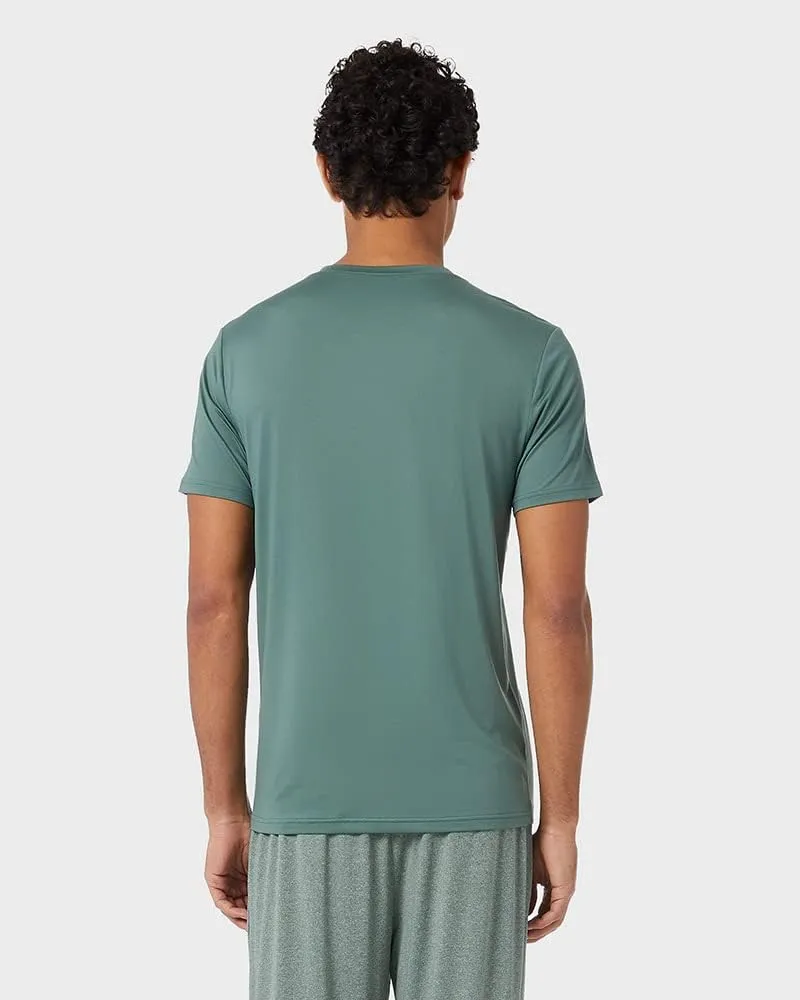 32 Degrees Men's Cool Classic Vneck T-Shirt | Anti-Odor | 4-Way Stretch | Moisture Wicking