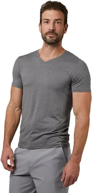 32 Degrees Men's Cool Classic Vneck T-Shirt | Anti-Odor | 4-Way Stretch | Moisture Wicking