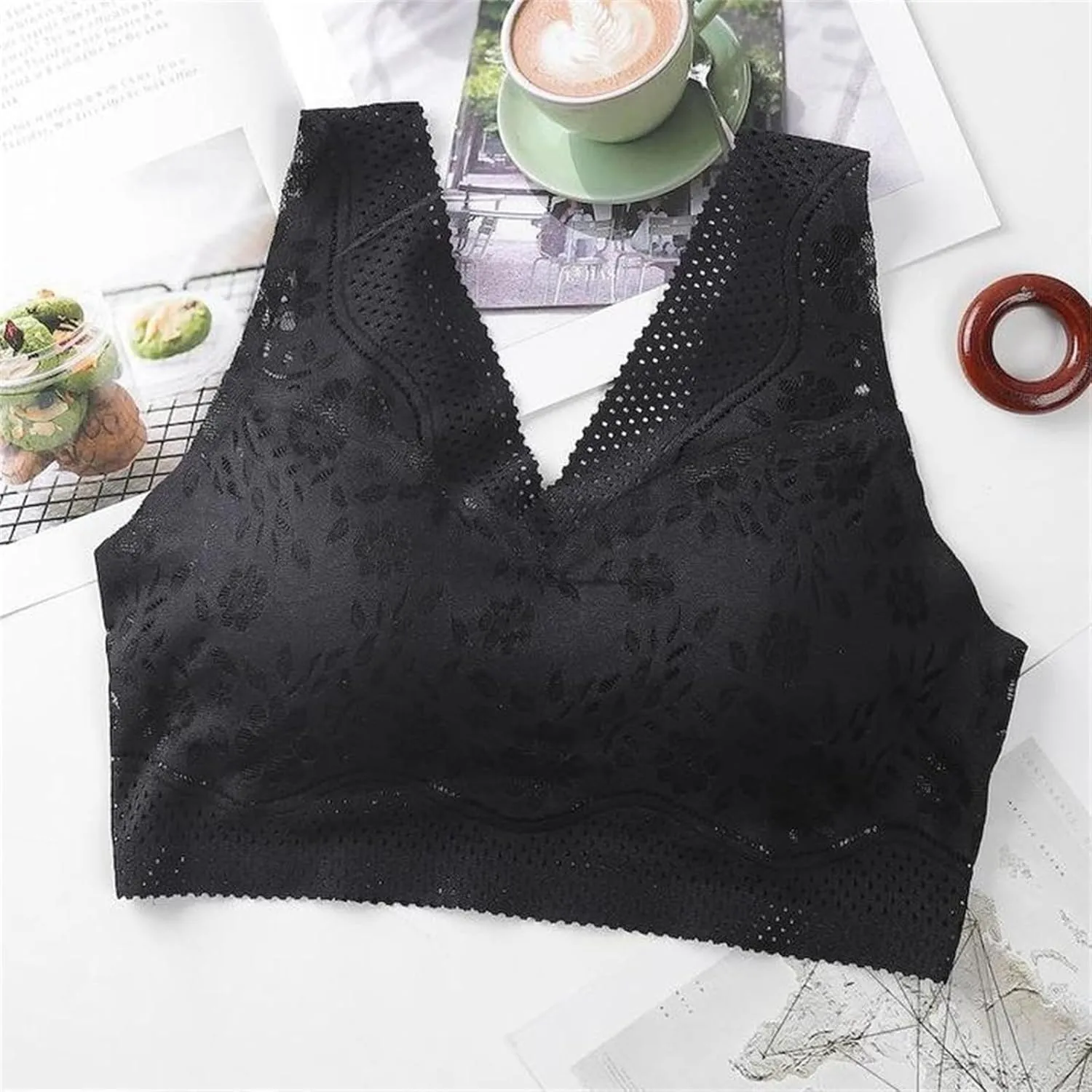 4 Pack Women's Orthopedic Anti-Sagging Bras Sexy Comfy Push Up Posture Correcting Bralette Breathable Everyday Bras