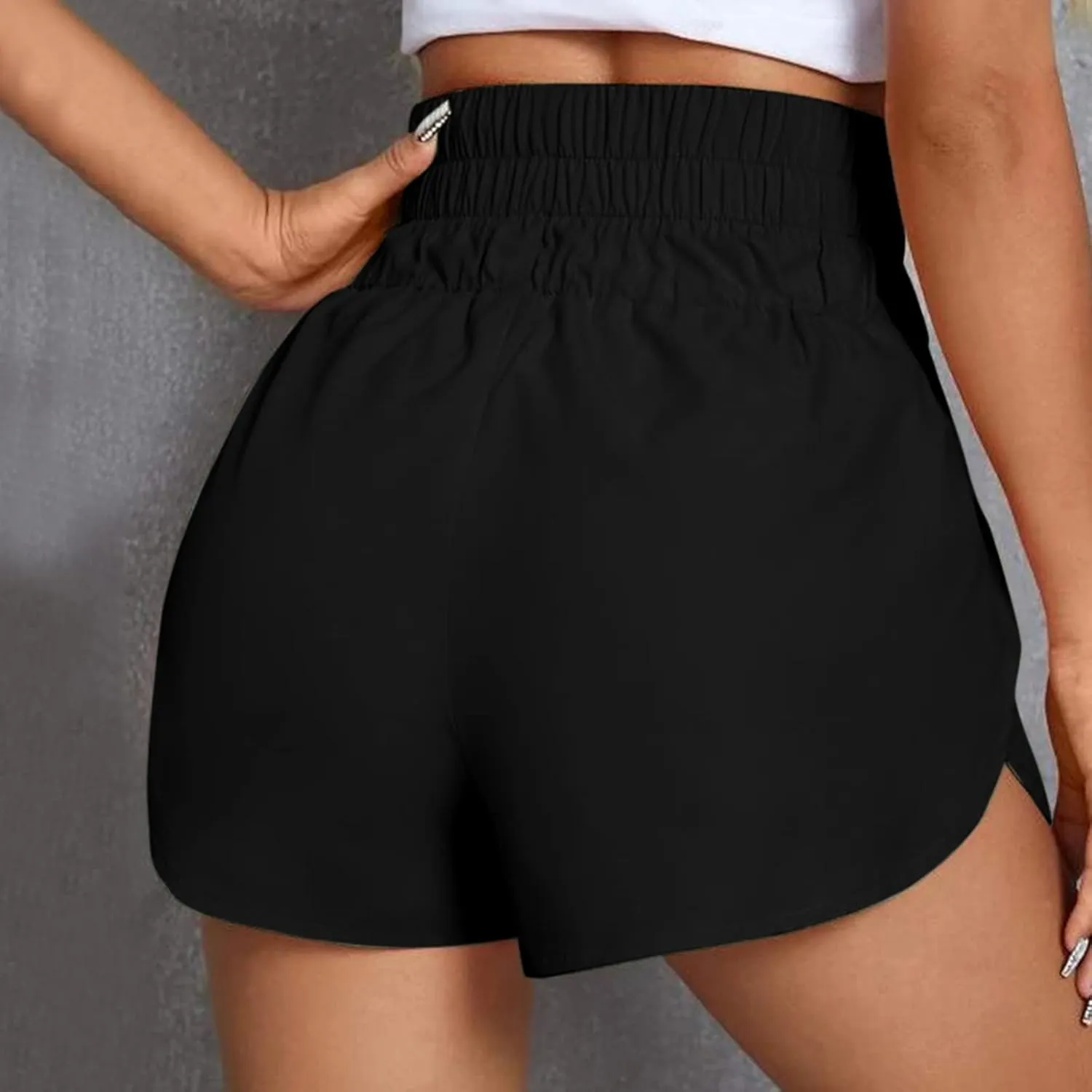 Athletic Shorts for Women Elastic High Waisted Gym Shorts Yoga Tennis Shorts Workout Shorts Quick Dry Sporty Short