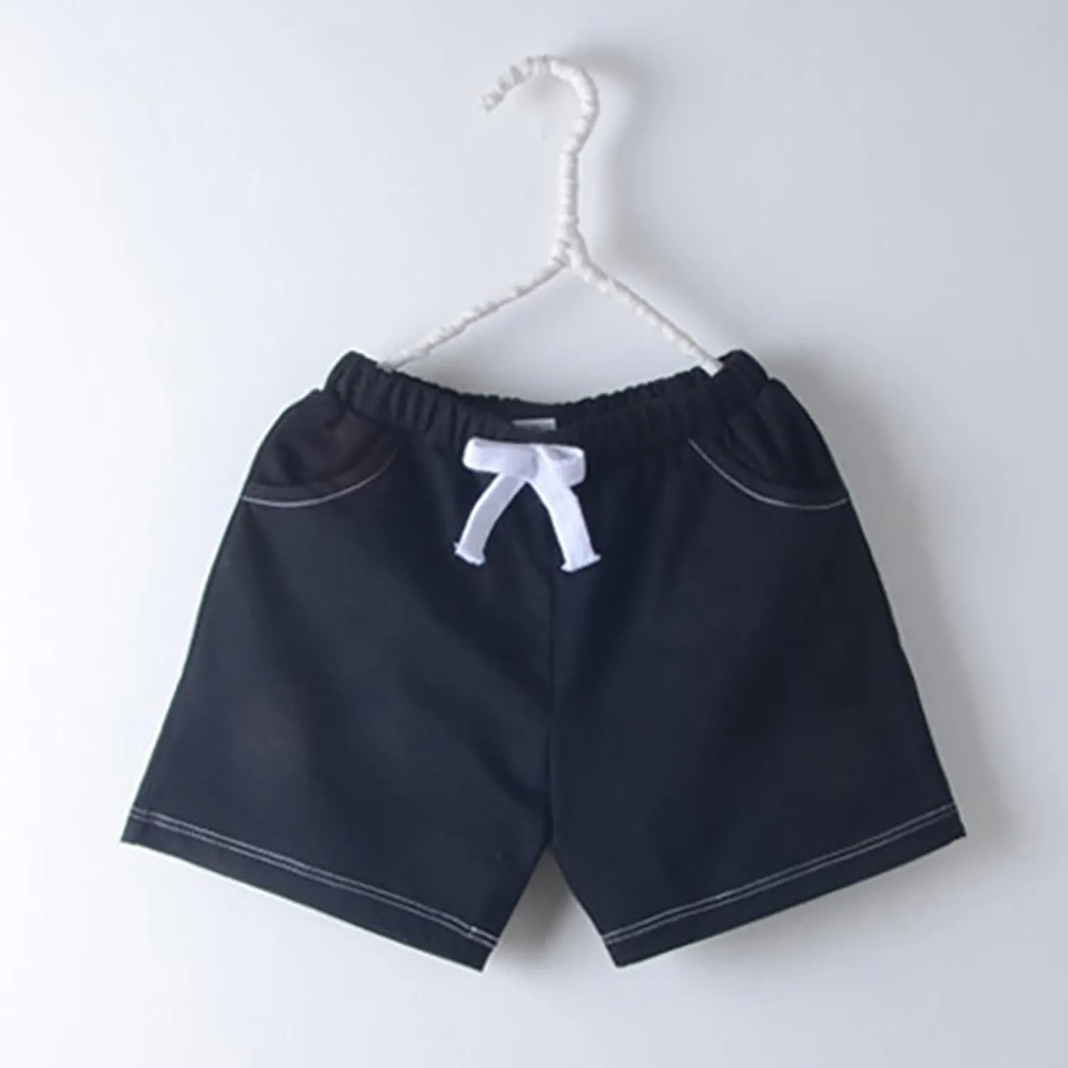 Baby Boys Shorts Casual Toddler Pull On Jogger Short Drawstring Elastic Waist Girls Cotton Pants Birthday Girl Outfit