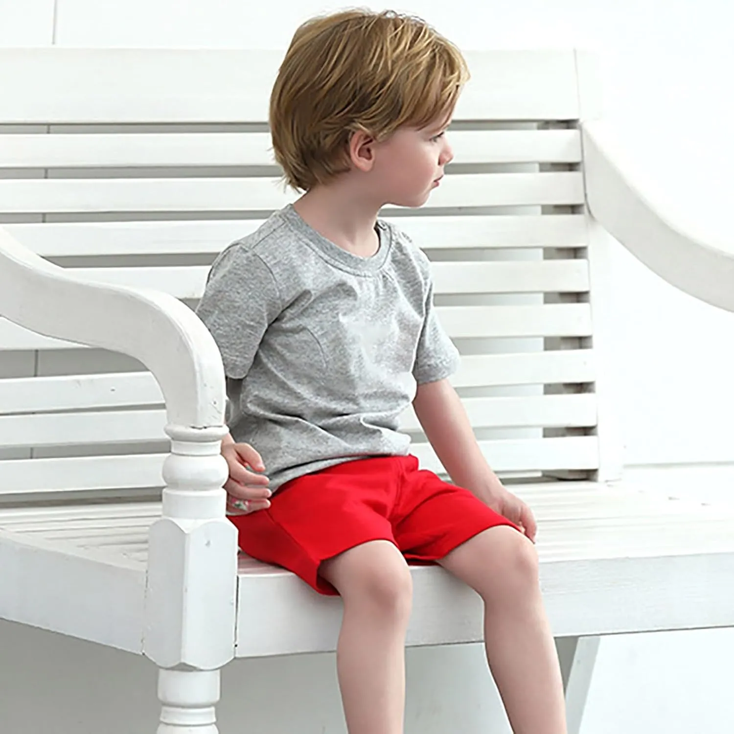 Baby Boys Shorts Casual Toddler Pull On Jogger Short Drawstring Elastic Waist Girls Cotton Pants Birthday Girl Outfit