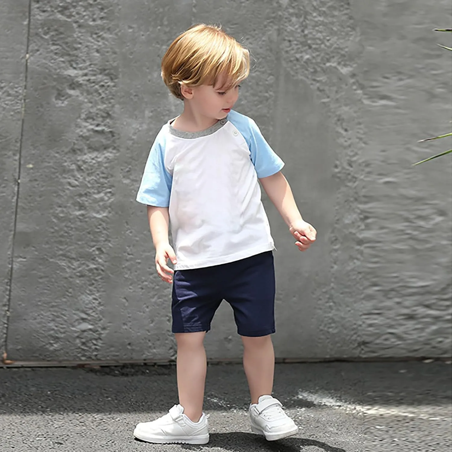 Baby Boys Shorts Casual Toddler Pull On Jogger Short Drawstring Elastic Waist Girls Cotton Pants Birthday Girl Outfit