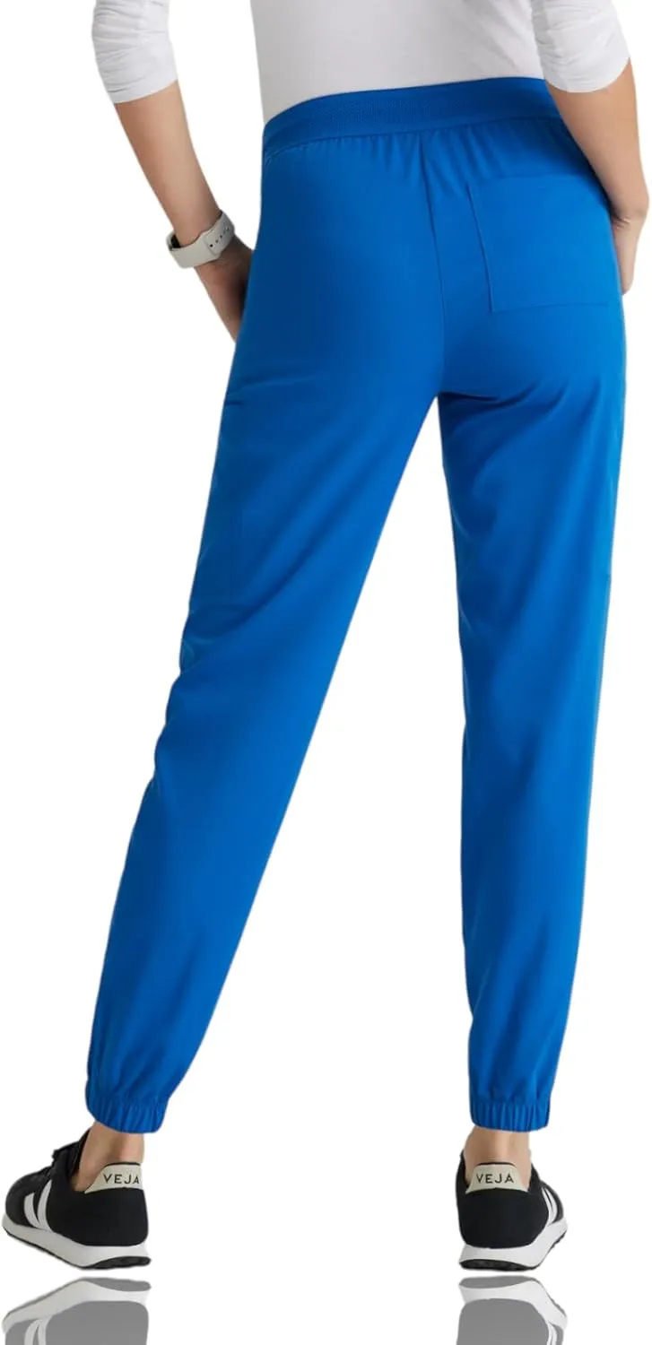 BARCO Grey's Anatomy Spandex Stretch Direct - Dash Scrub Jogger for Women, Elastic Waist Yoga Style Women's Scrub Pant