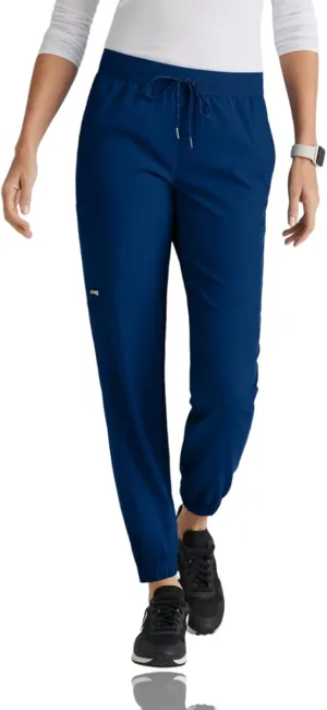 BARCO Grey's Anatomy Spandex Stretch Direct - Dash Scrub Jogger for Women, Elastic Waist Yoga Style Women's Scrub Pant
