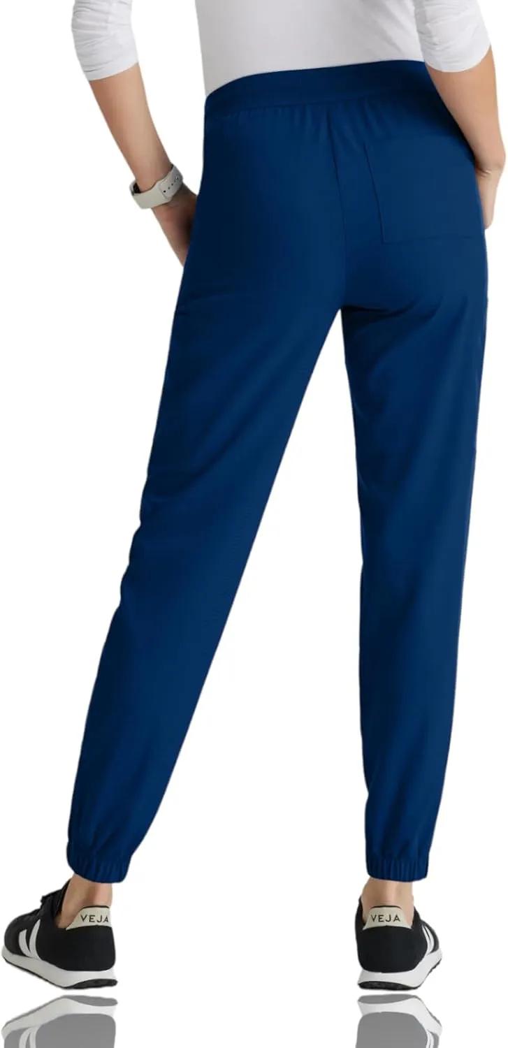 BARCO Grey's Anatomy Spandex Stretch Direct - Dash Scrub Jogger for Women, Elastic Waist Yoga Style Women's Scrub Pant