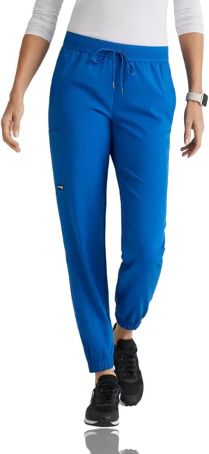 BARCO Grey's Anatomy Spandex Stretch Direct - Dash Scrub Jogger for Women, Elastic Waist Yoga Style Women's Scrub Pant