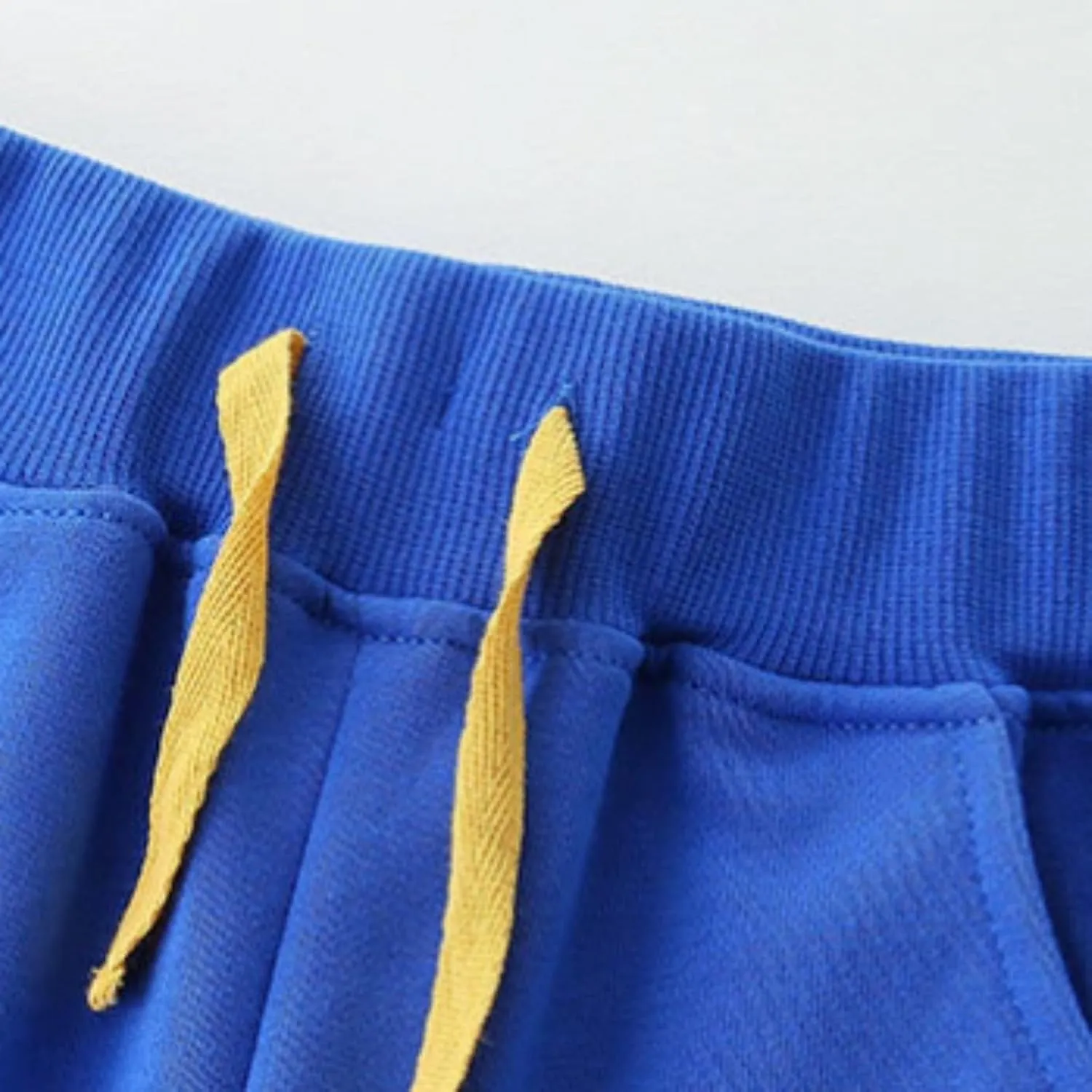 Boys Athletic Jogger Shorts Drawstring Elastic Waist Star Print Cotton Shorts with Pocket Kids Beach Casual Clothes