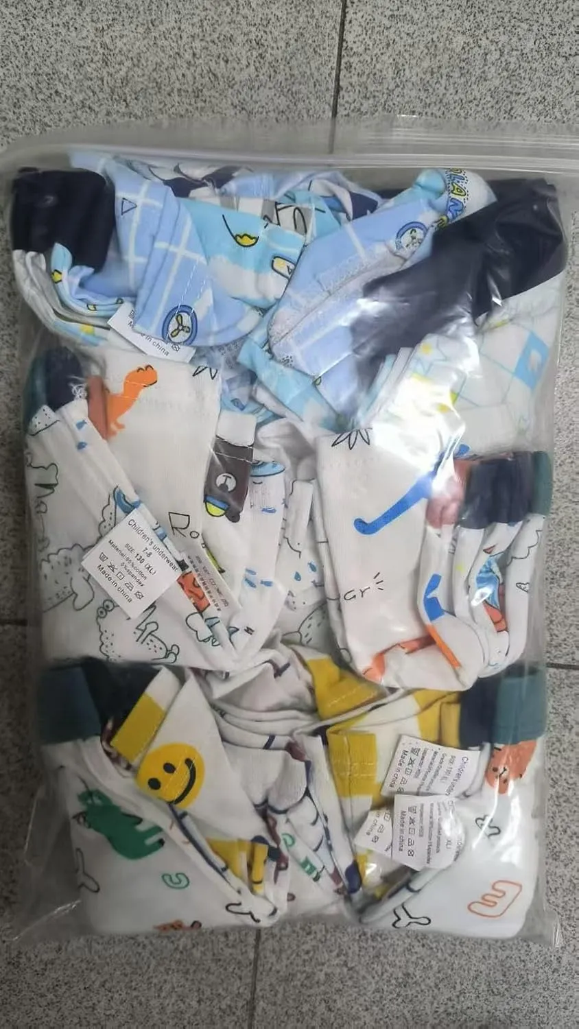 Boys Cotton Boxer Briefs Dinosaur Polar Bear Toddler Kids Underwear 12 Pack, 1-13 Years