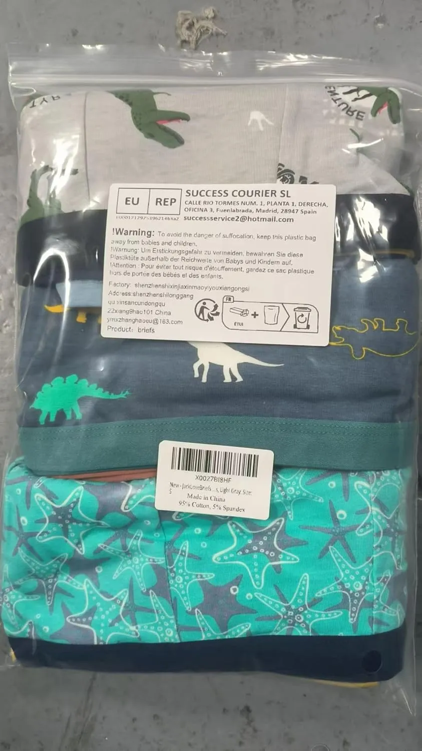 Boys Cotton Boxer Briefs Dinosaur Polar Bear Toddler Kids Underwear 12 Pack, 1-13 Years