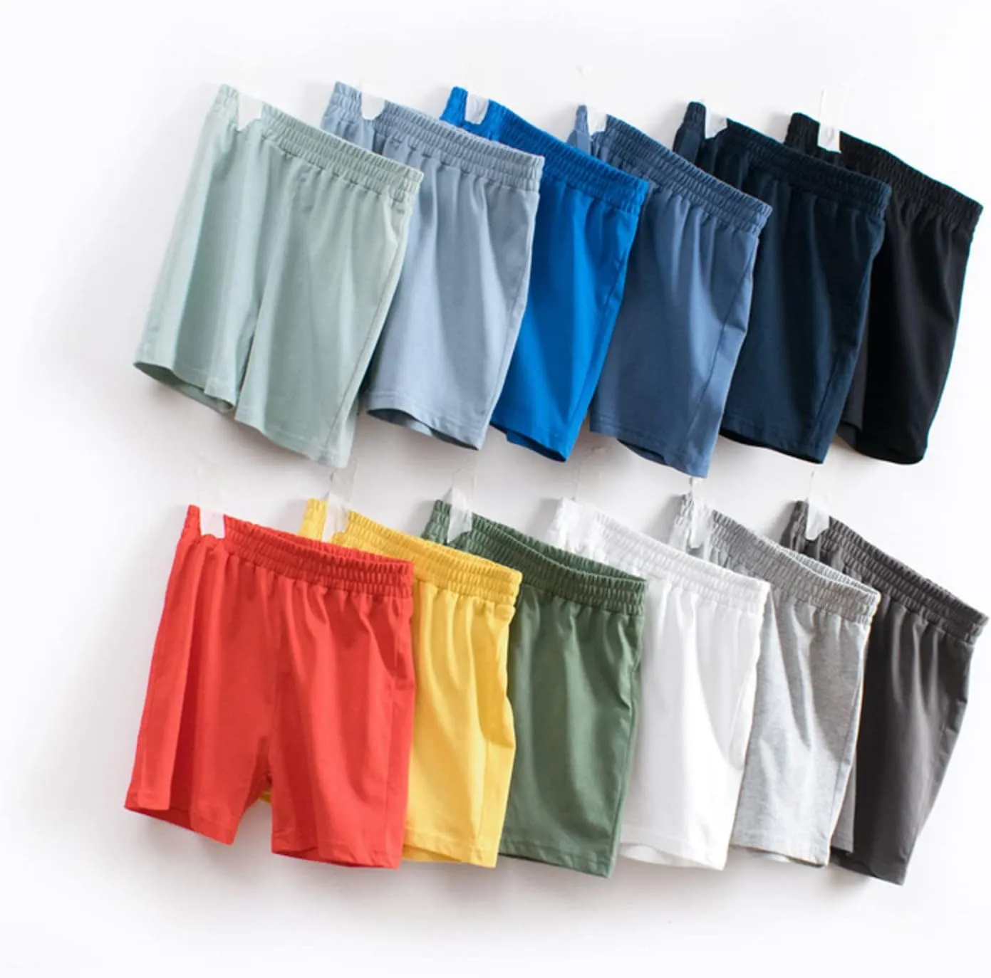 Boys’ Jersey Shorts Toddler Kids Athletic Soccer Basketball Cotton Shorts for Boys Girls with Pockets Pull-On Bottoms