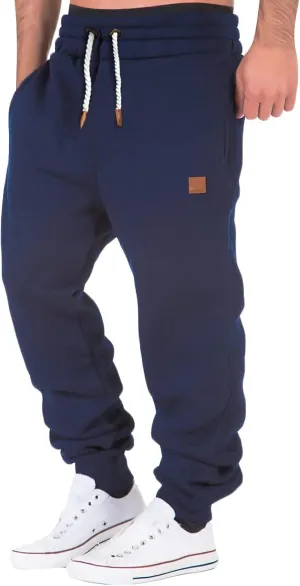 Cargo Pants for Men Big and Tall Elastic Waist Jogger Sports Pants Drawstring Sports Trousers Mens Cargo Pants Jogger