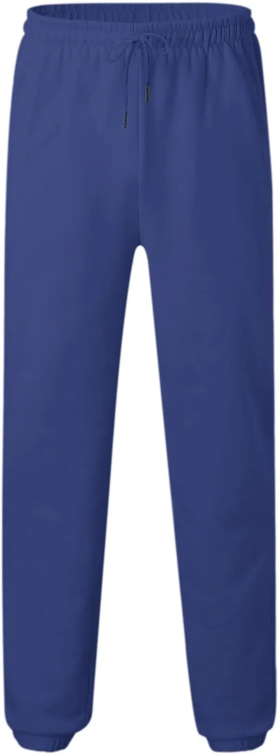 Cargo Pants for Men Relaxed Fit Pant Mens Fleece Active Athletic Workout Jogger Sweatpants for Men with Zipper Pocket