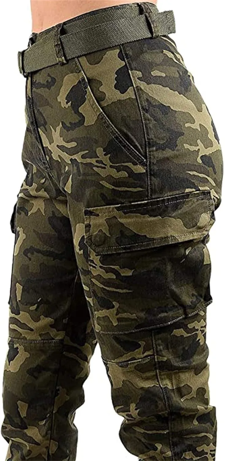 Cargo Pants Women Joggers Stretch Skinny Pants High Waisted Hiking Pants Tactical Pants Military Combat Cargo Pants