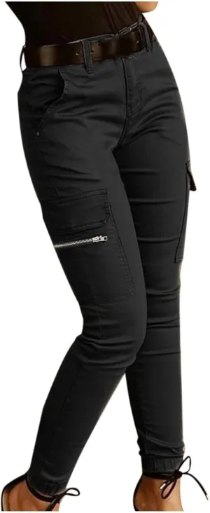 Cargo Pants Women Joggers Stretch Skinny Pants High Waisted Hiking Pants Tactical Pants Military Combat Cargo Pants