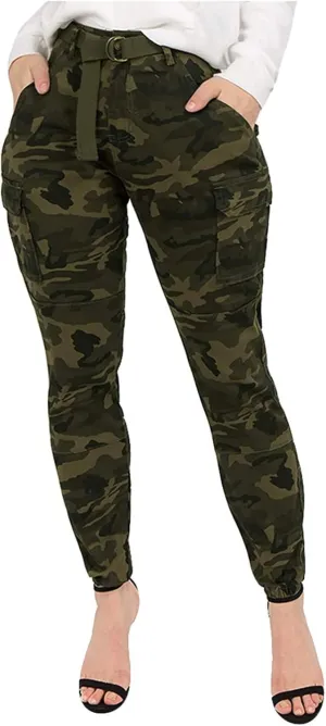 Cargo Pants Women Joggers Stretch Skinny Pants High Waisted Hiking Pants Tactical Pants Military Combat Cargo Pants