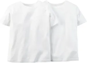 Carter's Boy`s Short Sleeve 2-Pack Cotton Undershirts
