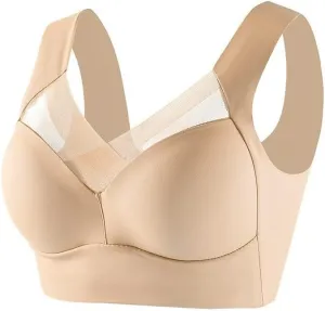 Comfort Wireless Bras for Women Push Up No Underwire Seamless Everyday Wear Bra Full Support Soft Bras Plus Size
