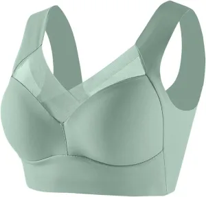 Comfort Wireless Bras for Women Push Up No Underwire Seamless Everyday Wear Bra Full Support Soft Bras Plus Size