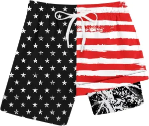 Cozople 7-20T Boys Swim Trunks with Compression Liner Big Boys Quick Dry Bathing Suit Stretch 2 in 1 Beach Swimming Shorts