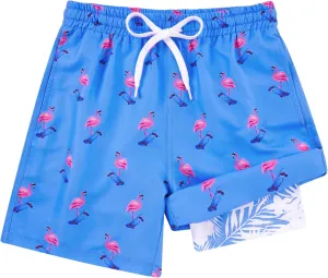 Cozople 7-20T Boys Swim Trunks with Compression Liner Big Boys Quick Dry Bathing Suit Stretch 2 in 1 Beach Swimming Shorts