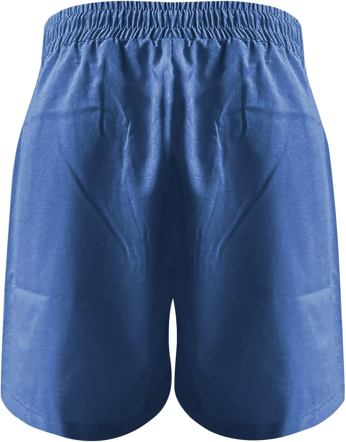 Elastic Waist Casual Comfy Summer Shorts Women's High Waisted Drawstring Shorts Solid Beach Shorts Gym Sweat Shorts