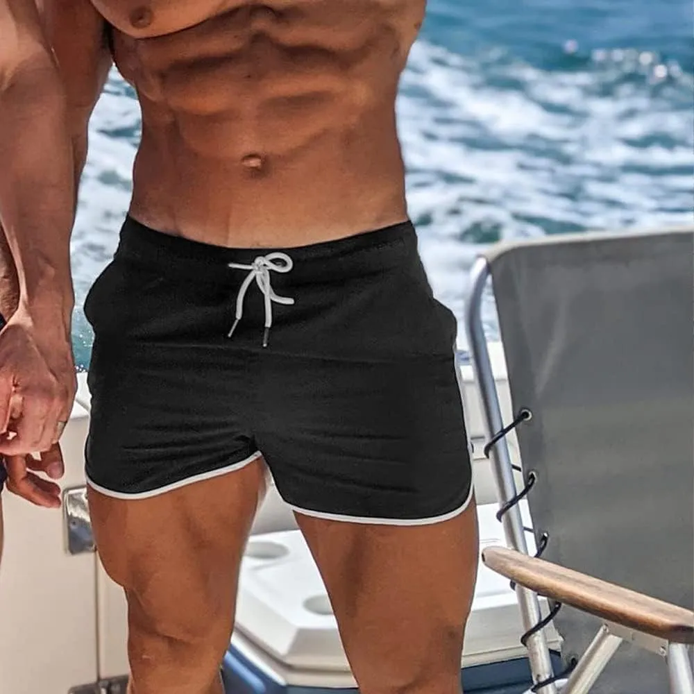 EVERWORTH Men's Workout Shorts Quick Dry Gym Shorts Bodybuilding Short Shorts, 4" Inseam Lightweight Mesh Yoga Running Shorts