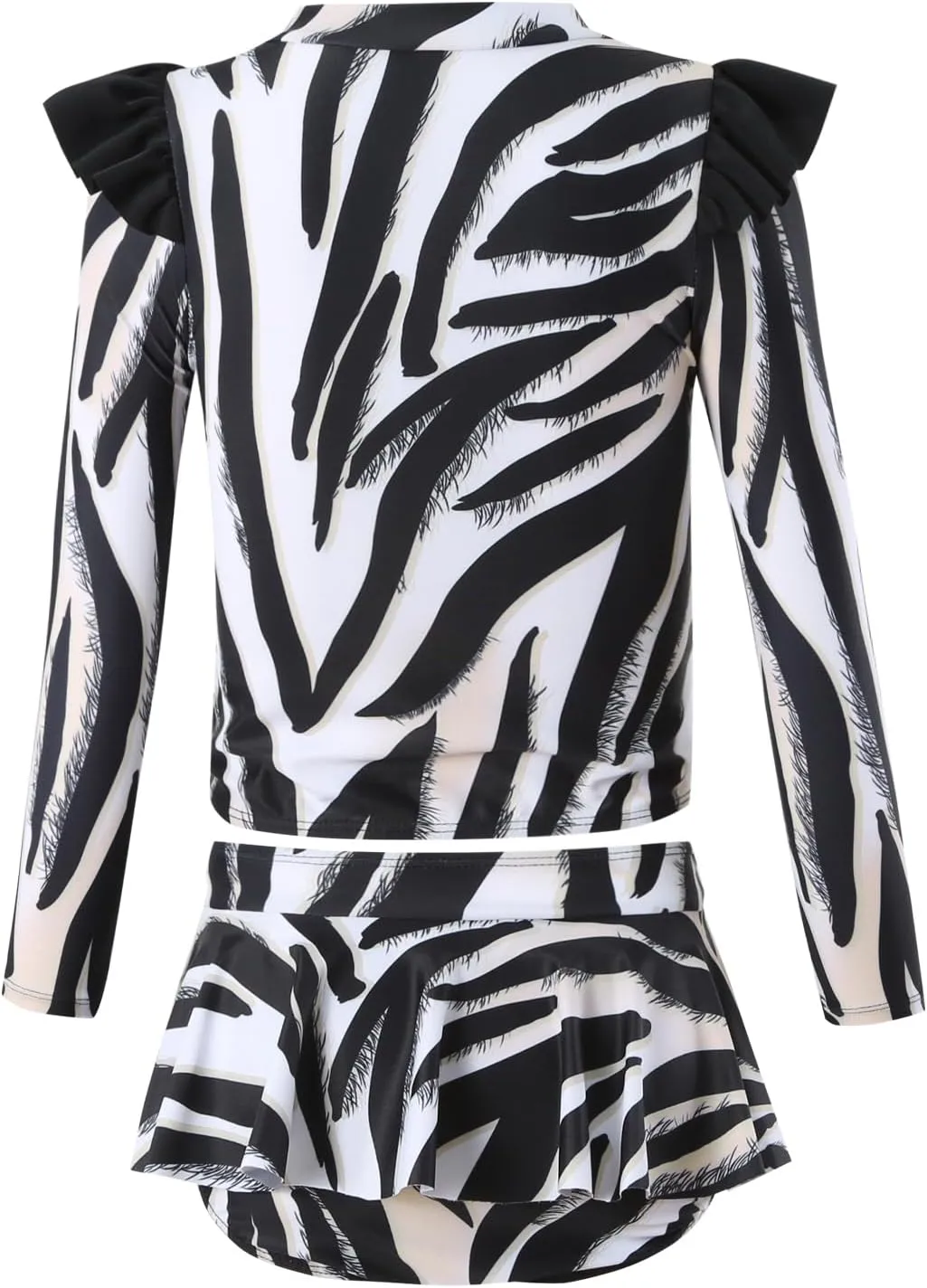 Family Matching Swimsuits Mommy and Me Swimwear Ruffled Printed Bathing Suits and Swim Trunks Sets Girl Beachwear