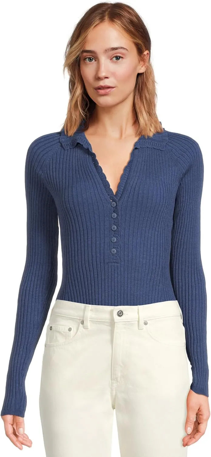 Free People womens Ready for It Bodysuit