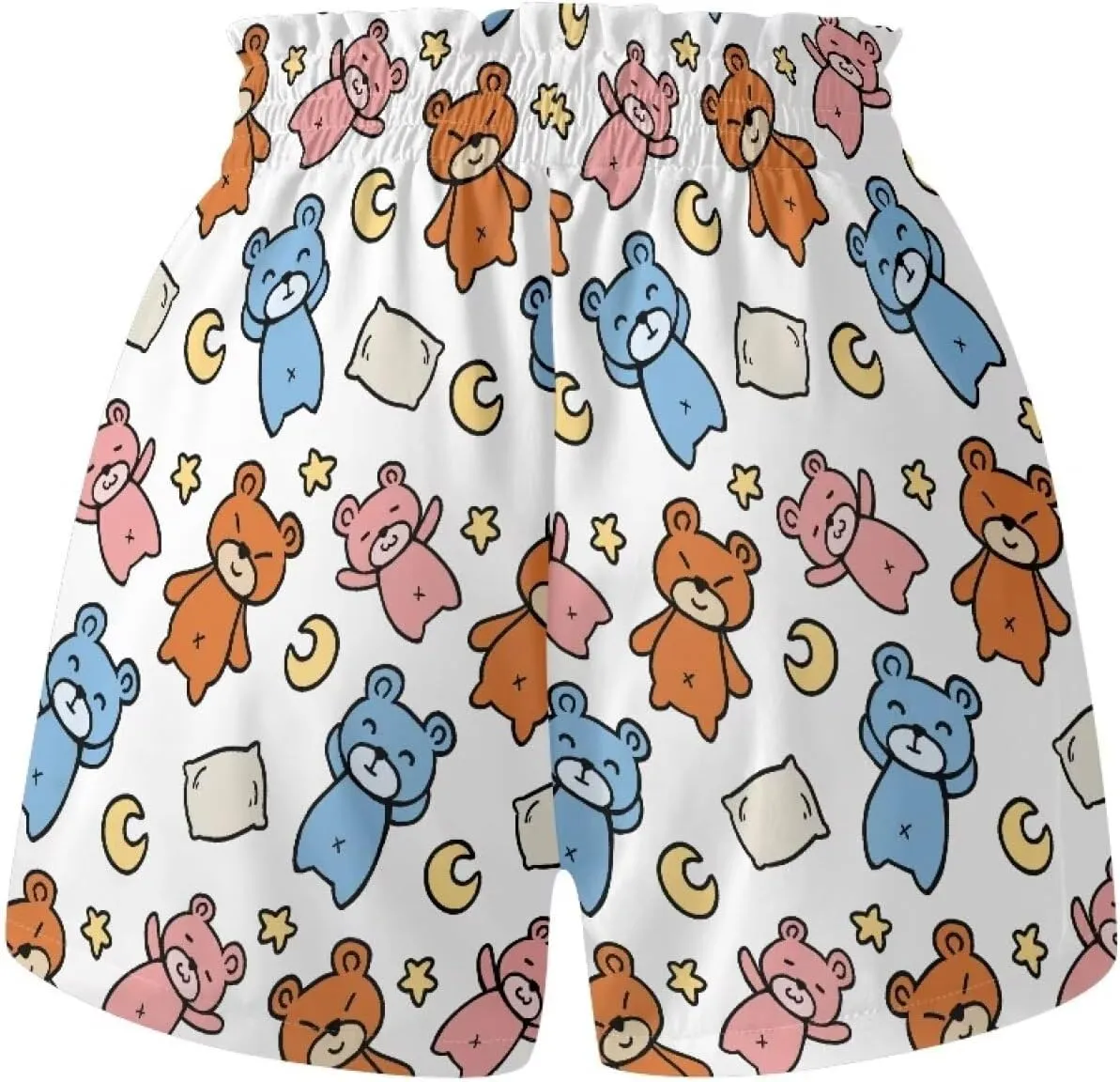 Girls Athletic Shorts Size 1-16 Kids High Waist Butterfly Shorts for Girls Flowy Shorts Summer Butterfly Shorts