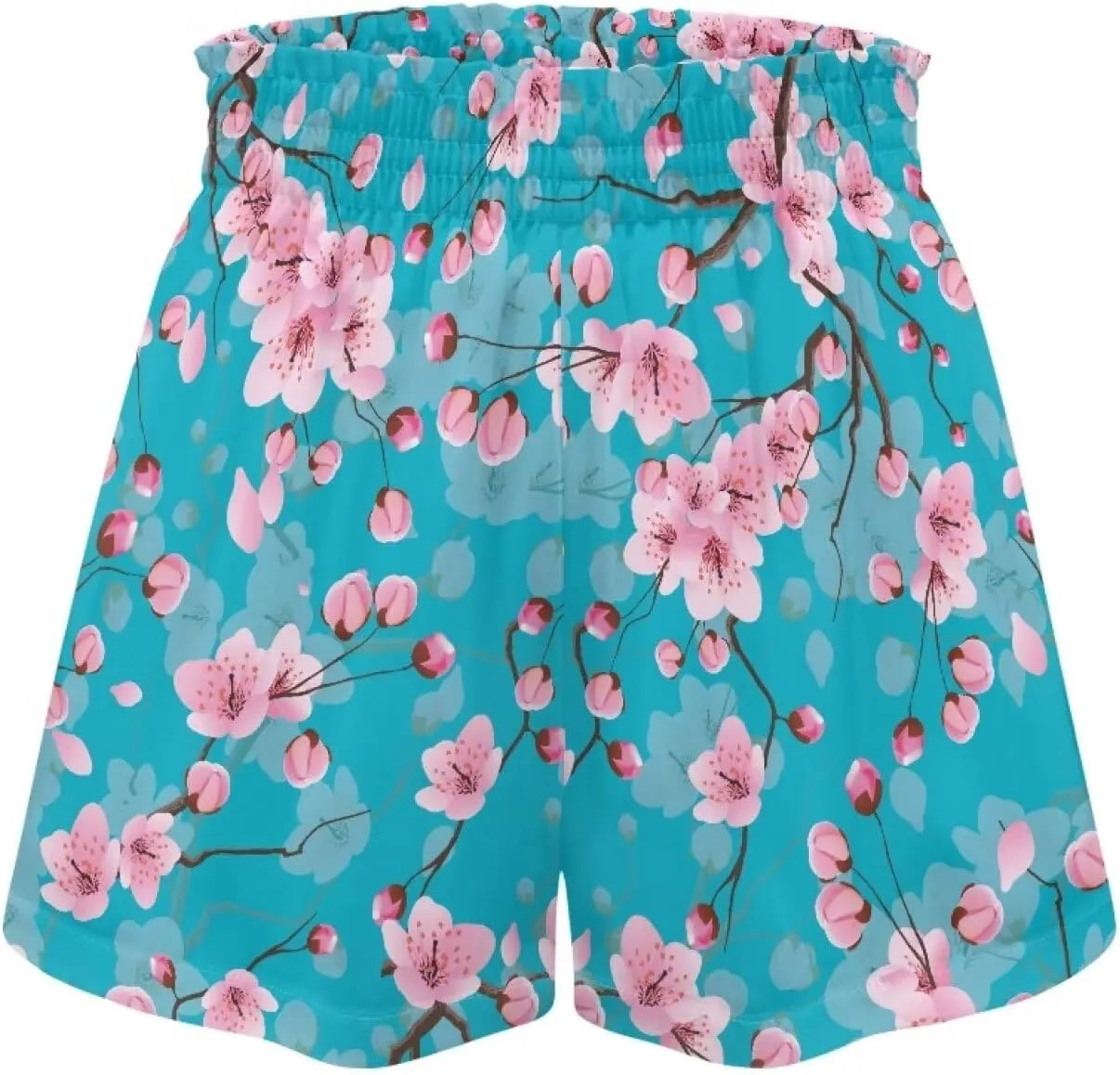 Girls Athletic Shorts Size 1-16 Kids High Waist Butterfly Shorts for Girls Flowy Shorts Summer Butterfly Shorts