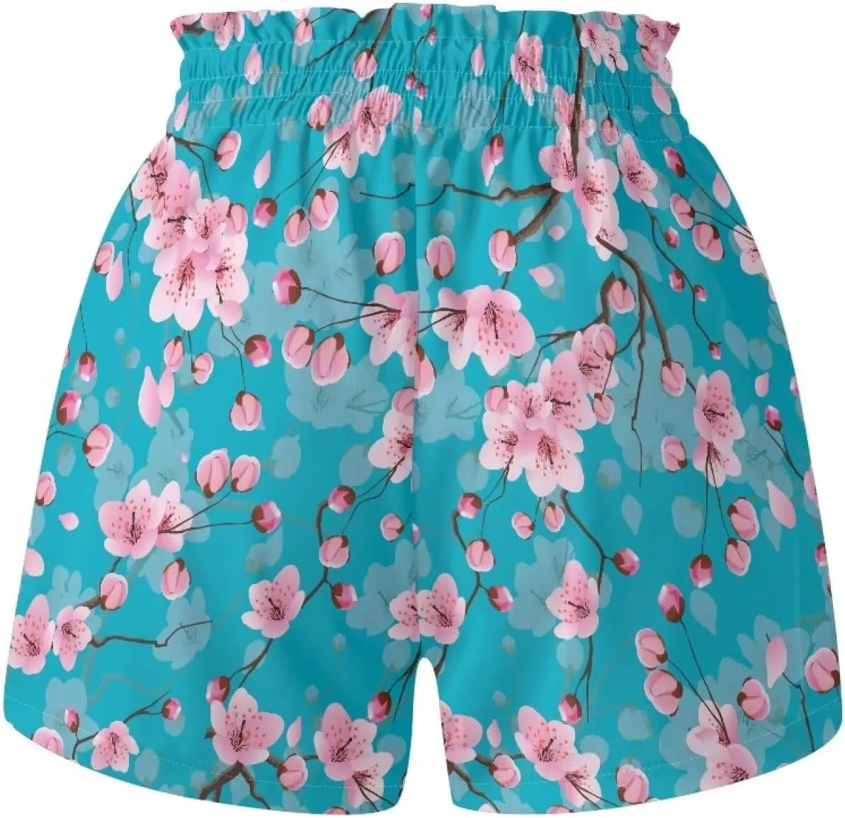 Girls Athletic Shorts Size 1-16 Kids High Waist Butterfly Shorts for Girls Flowy Shorts Summer Butterfly Shorts