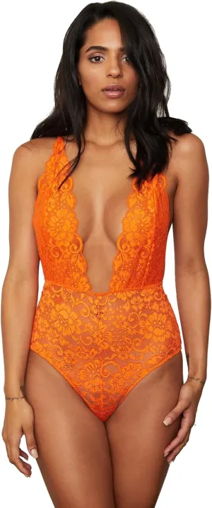 HAH Comin in HAHt Lace Bodysuit Lingerie for Women