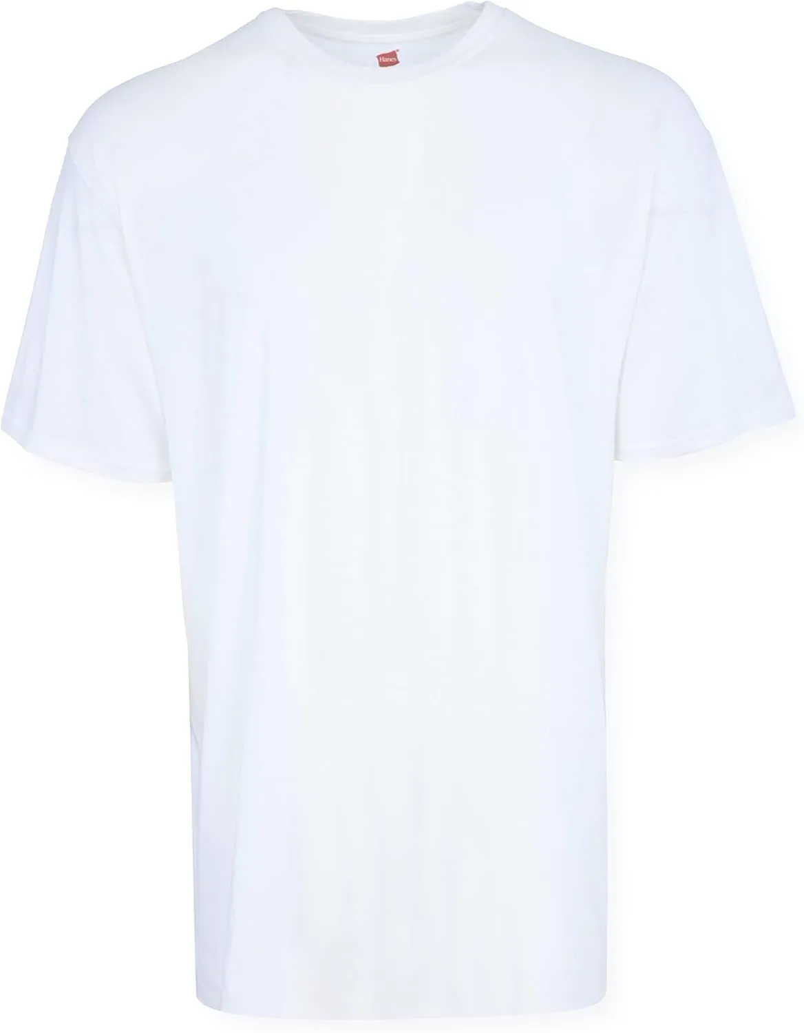 Hanes Men’s Tall 100% Cotton Crew Neck Undershirts, Tagless, Ultra Comfort, Multipack