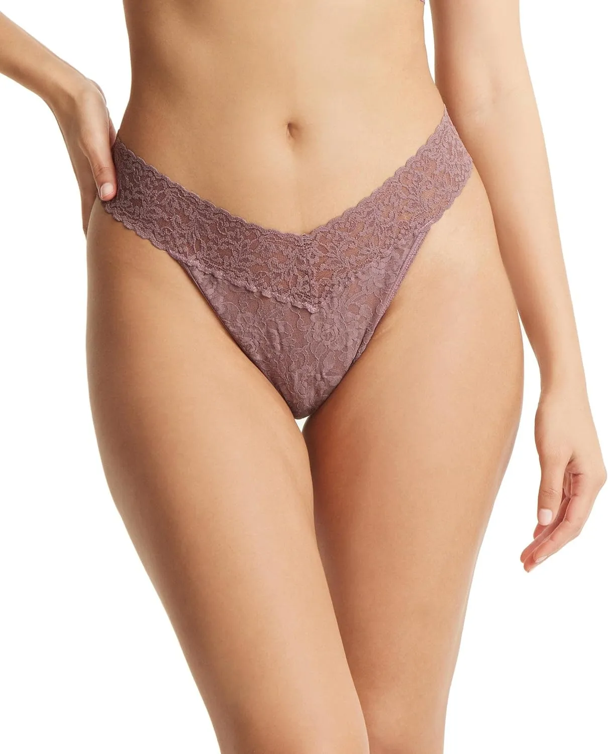 hanky panky, Signature Lace Original Rise Thong, One Size (4-14)