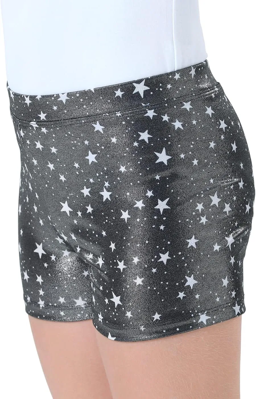 HDE Gymnastics Shorts for Girls Dance Short Glitter Sparkle Tumbling Bottoms