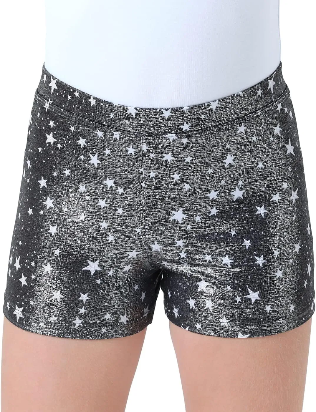 HDE Gymnastics Shorts for Girls Dance Short Glitter Sparkle Tumbling Bottoms
