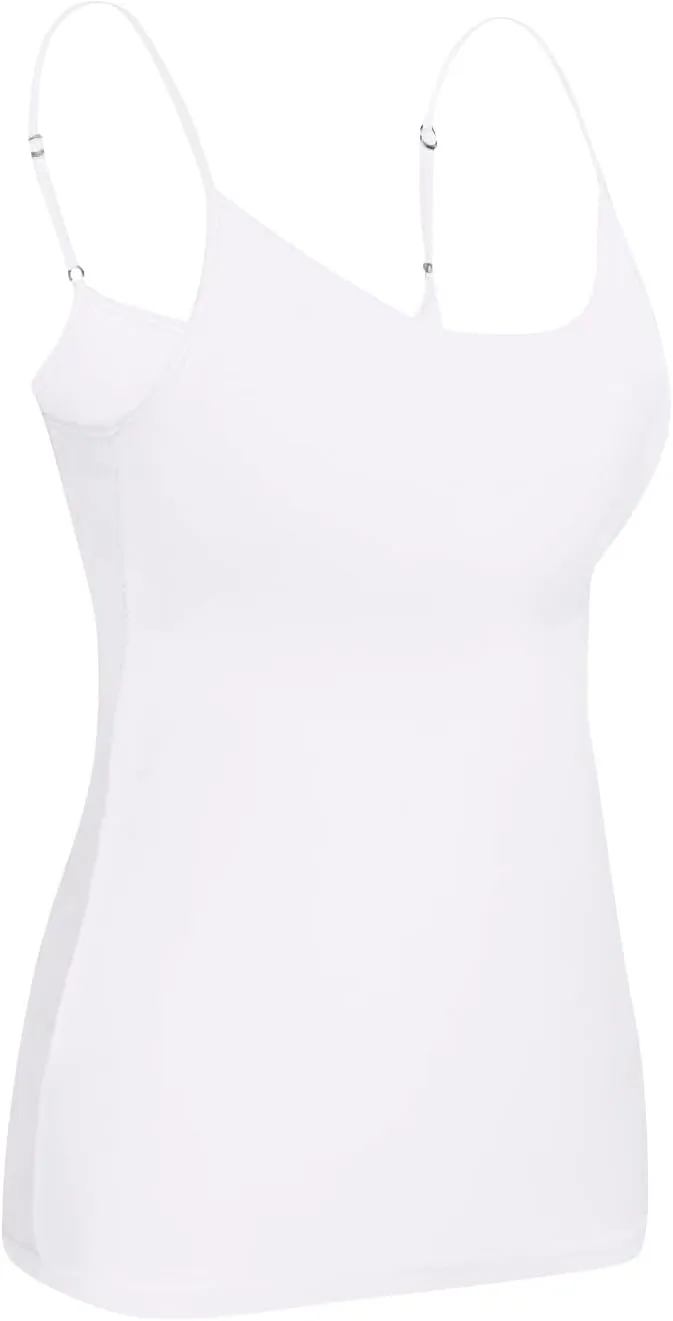HTHLVMD Cotton Shelf Bra Camisoles Ladies Kawaii Summer Off The Shoulder Tank Tops Coloured Soft Slims Camisole