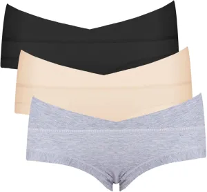 Intimate Portal Maternity Underwear Cotton Pregnancy Postpartum Panties Under the Bump Boyshort Briefs