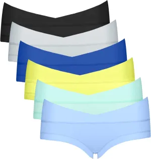 Intimate Portal Maternity Underwear Cotton Pregnancy Postpartum Panties Under the Bump Boyshort Briefs