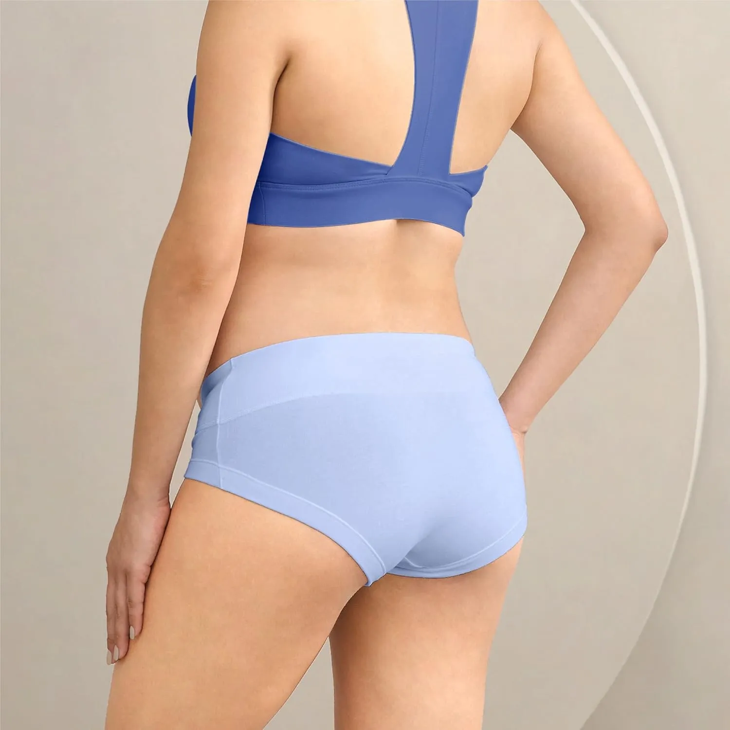 Intimate Portal Maternity Underwear Cotton Pregnancy Postpartum Panties Under the Bump Boyshort Briefs