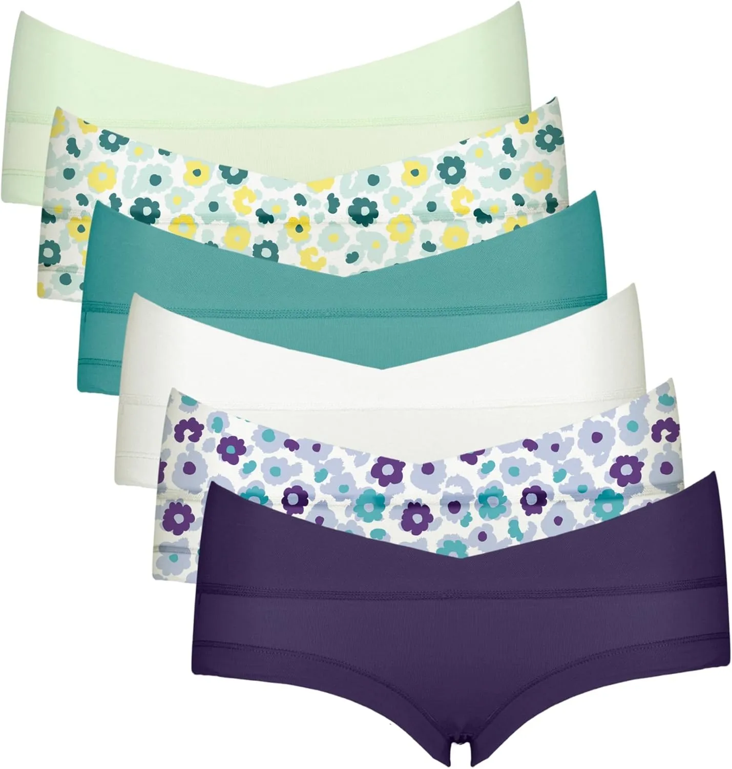 Intimate Portal Maternity Underwear Cotton Pregnancy Postpartum Panties Under the Bump Boyshort Briefs