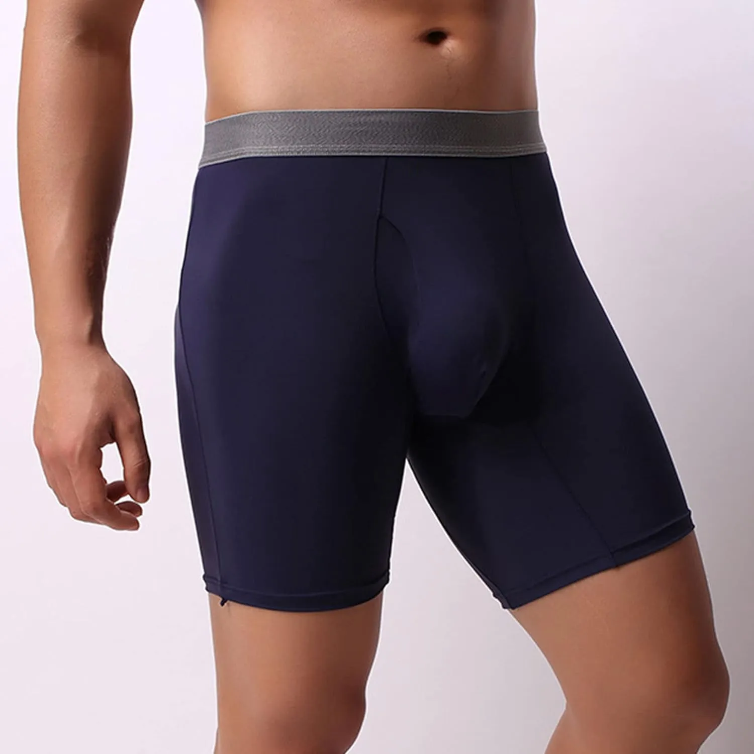 JEKE-DG Men's Underwear Boxer Briefs Boxer Pants And Ice Silk Pants Moisture-Wicking Stretch-Cotton Underwear